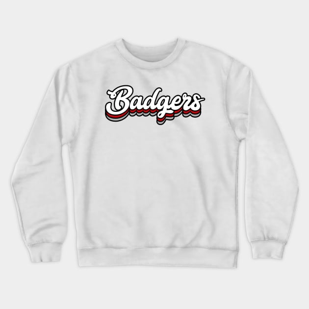 Badgers - University of Wisconsin-Madison Crewneck Sweatshirt by Josh Wuflestad